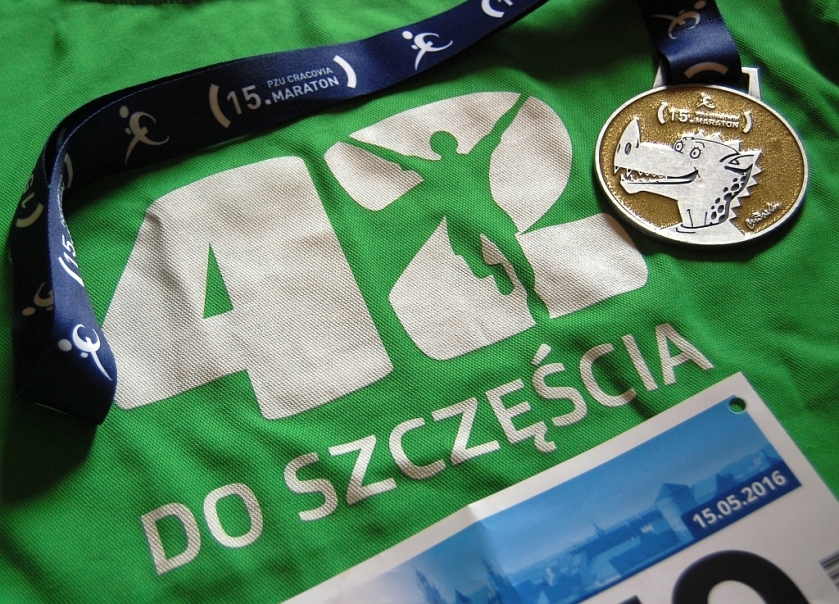 Cracovia Maraton medal
